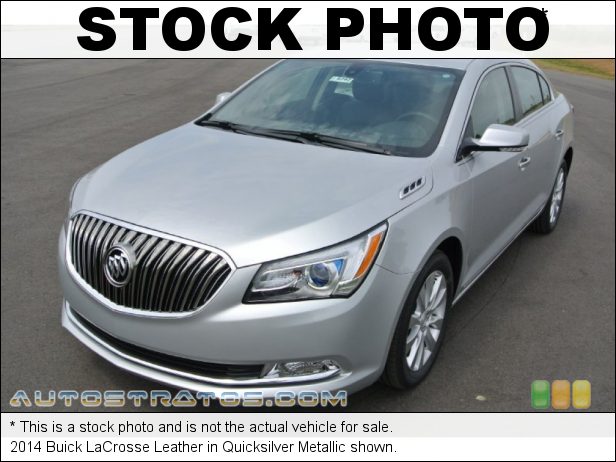 Stock photo for this 2014 Buick LaCrosse Leather 2.4 Liter ECOTEC DI DOHC 16-Valve VVT 4 Cylinder Gasoline/eAssis 6 Speed Automatic