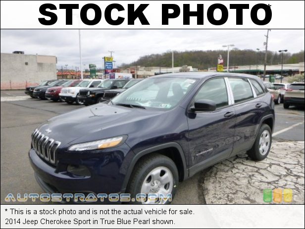 Stock photo for this 2014 Jeep Cherokee Sport 2.4 Liter SOHC 16-Valve MultiAir 4 Cylinder 9 Speed Automatic