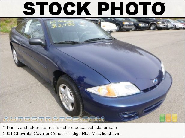 Stock photo for this 2001 Chevrolet Cavalier Coupe 2.2 Liter OHV 8-Valve 4 Cylinder 4 Speed Automatic