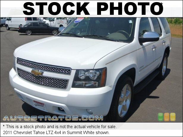 Stock photo for this 2011 Chevrolet Tahoe LTZ 4x4 5.3 Liter Flex-Fuel OHV 16-Valve VVT Vortec V8 6 Speed Automatic