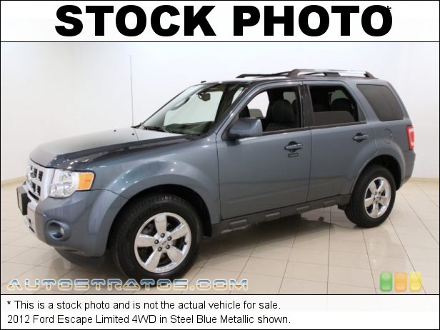 Stock photo for this 2012 Ford Escape Limited 4WD 2.5 Liter DOHC 16-Valve Duratec 4 Cylinder 6 Speed Automatic