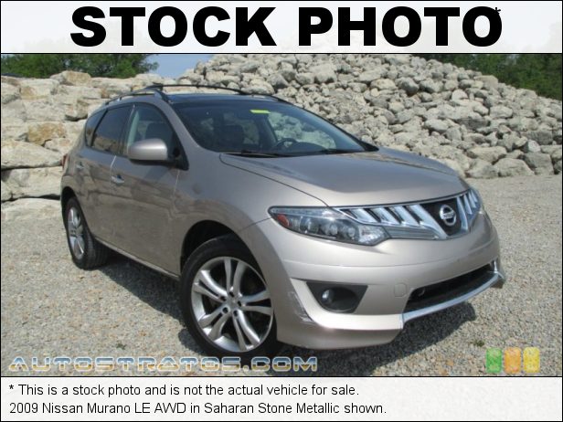 Stock photo for this 2009 Nissan Murano LE AWD 3.5 Liter DOHC 24-Valve CVTCS V6 Xtronic CVT Automatic