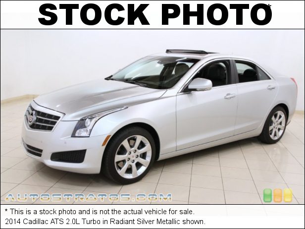 Stock photo for this 2014 Cadillac ATS 2.0L Turbo 2.0 Liter DI Turbocharged DOHC 16-Valve VVT 4 Cylinder 6 Speed Automatic