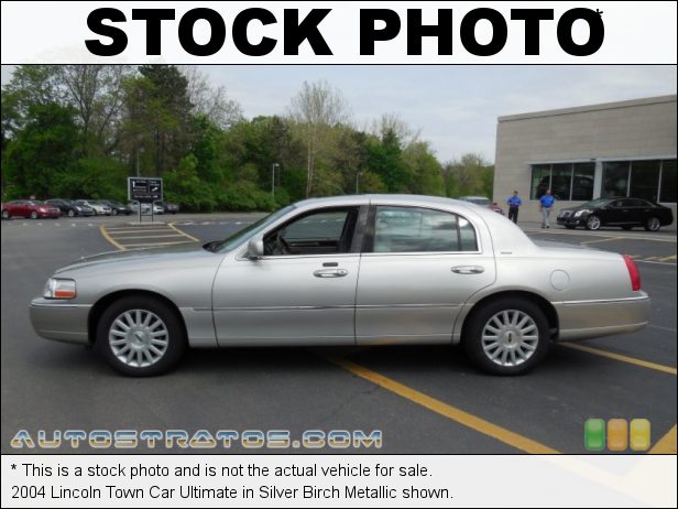 Stock photo for this 2004 Lincoln Town Car Ultimate 4.6 Liter SOHC 16-Valve V8 4 Speed Automatic