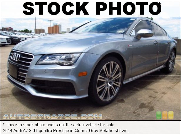 Stock photo for this 2014 Audi A7 3.0T quattro 3.0 Liter Supercharged FSI DOHC 24-Valve VVT V6 8 Speed Tiptronic Automatic