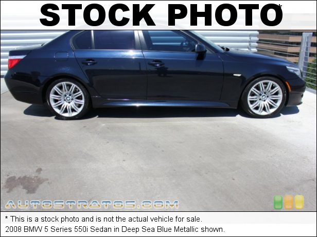 Stock photo for this 2008 BMW 5 Series 550i Sedan 4.8L DOHC 32V VVT V8 6 Speed Manual