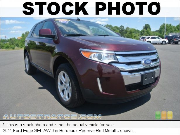 Stock photo for this 2011 Ford Edge SEL AWD 3.5 Liter DOHC 24-Valve TiVCT V6 6 Speed SelectShift Automatic