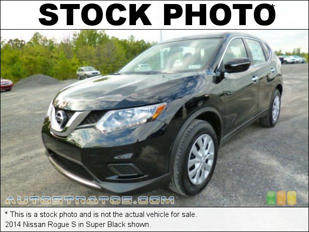 Stock photo for this 2014 Nissan Rogue S 2.5 Liter DOHC 16-Valve CVTCS 4 Cylinder Xtronic CVT Automatic