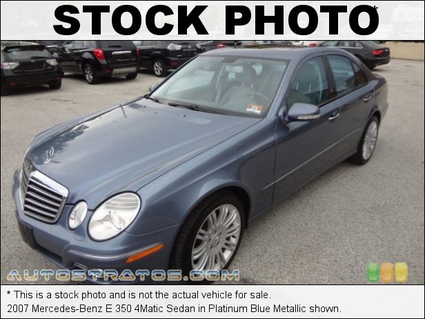 Stock photo for this 2007 Mercedes-Benz E 350 4Matic Sedan 3.5 Liter DOHC 24-Valve V6 5 Speed Automatic