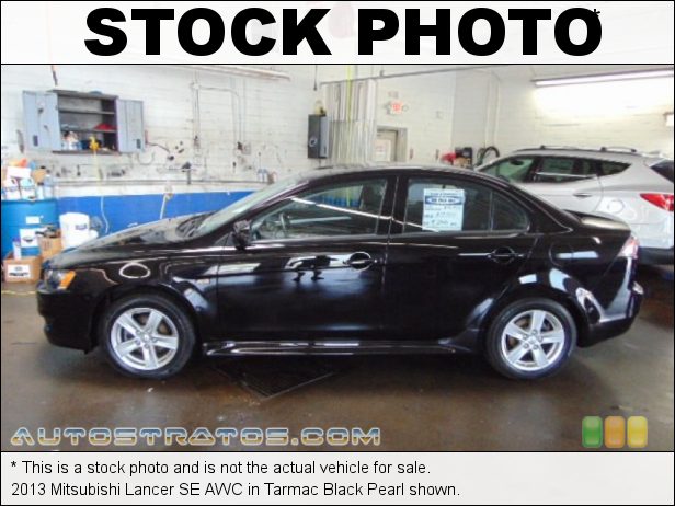 Stock photo for this 2013 Mitsubishi Lancer SE AWC 2.4 Liter DOHC 16-Valve MIVEC 4 Cylinder Sportronic CVT Automatic