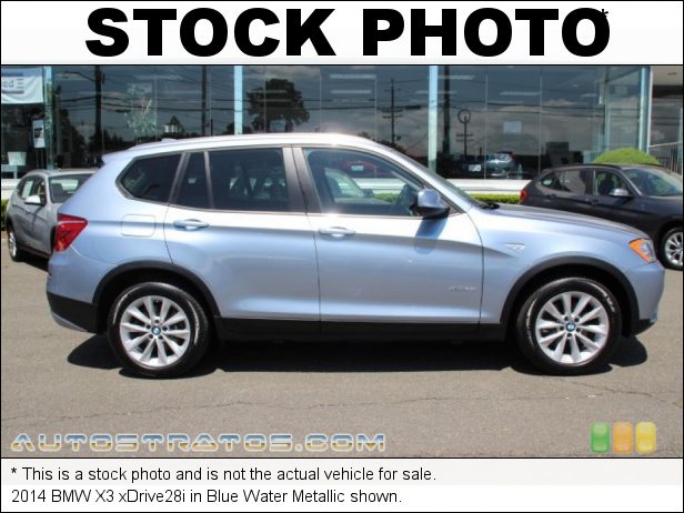 Stock photo for this 2014 BMW X3 xDrive28i 2.0 Liter DI TwinPower Turbocharged DOHC 16-Valve VVT 4 Cylinder 8 Speed Steptronic Automatic