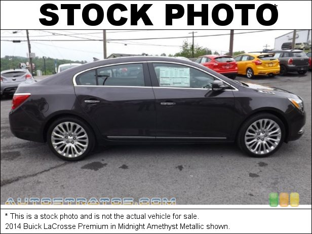 Stock photo for this 2012 Buick LaCrosse FWD 3.6 Liter SIDI DOHC 24-Valve VVT V6 6 Speed Automatic