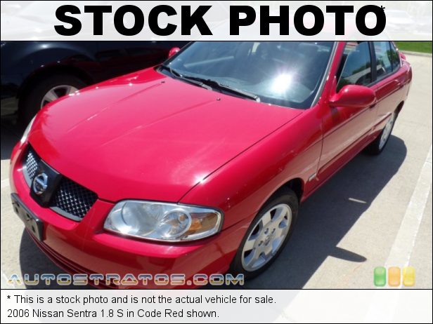 Stock photo for this 2006 Nissan Sentra 1.8 S 1.8 Liter DOHC 16-Valve VVT 4 Cylinder 5 Speed Manual