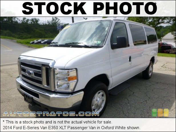 Stock photo for this 2014 Ford E-Series Van E350 Passenger Van 5.4 Liter Triton SOHC 16-Valve Flex-Fuel V8 4 Speed TorqShift Automatic
