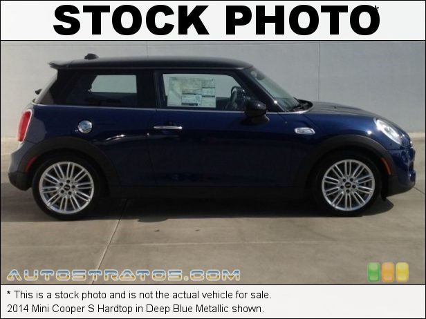 Stock photo for this 2014 Mini Cooper S Hardtop 1.6 Liter Twin Scroll Turbocharged DI DOHC 16-Valve VVT 4 Cylind 6 Speed Automatic