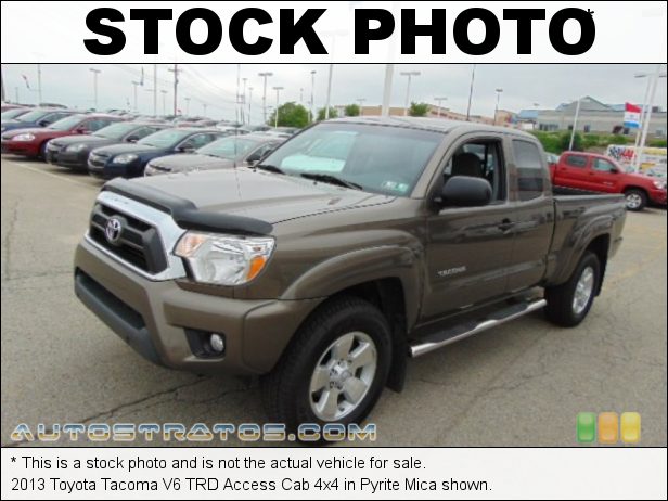 Stock photo for this 2013 Toyota Tacoma V6 Access Cab 4x4 4.0 Liter DOHC 24-Valve VVT-i V6 5 Speed ECT-i Automatic