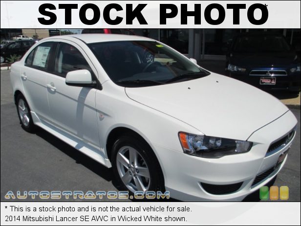 Stock photo for this 2014 Mitsubishi Lancer SE AWC 2.4 Liter DOHC 16-Valve MIVEC 4 Cylinder Sportronic CVT Automatic