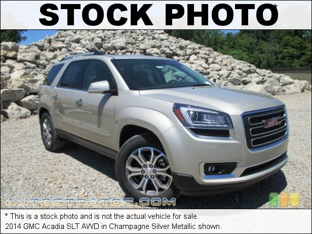 Stock photo for this 2014 GMC Acadia SLT AWD 3.6 Liter DI DOHC 24-Valve VVT V6 6 Speed Automatic