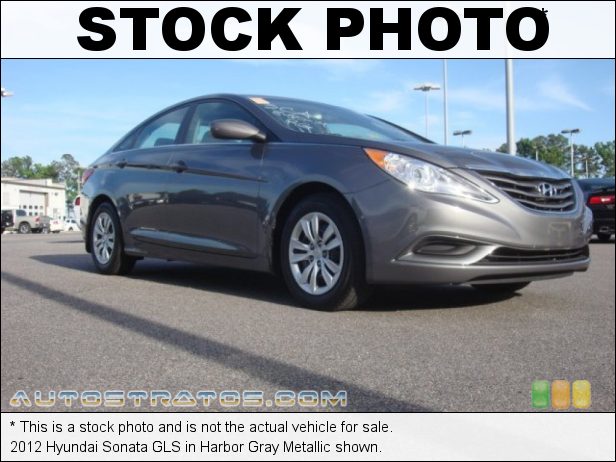 Stock photo for this 2012 Hyundai Sonata GLS 2.4 Liter GDI DOHC 16-Valve D-CVVT 4 Cylinder 6 Speed Shiftronic Automatic