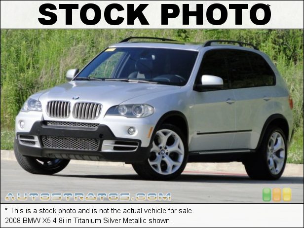 Stock photo for this 2008 BMW X5 4.8i 4.8 Liter DOHC 32-Valve VVT V8 6 Speed Steptronic Automatic