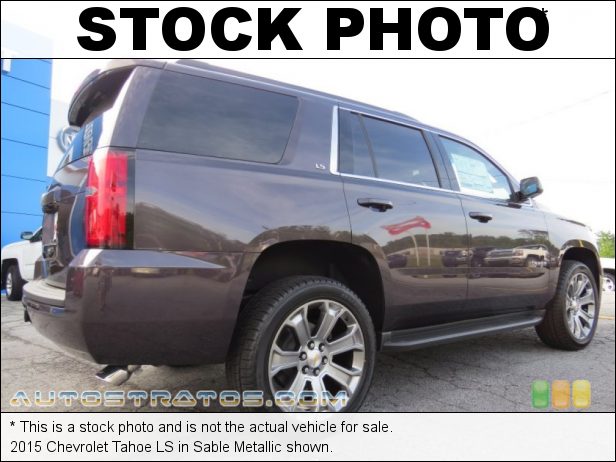 Stock photo for this 2015 Chevrolet Tahoe LS 5.3 Liter DI OHV 16-Valve VVT Flex-Fuel Ecotec V8 6 Speed Automatic
