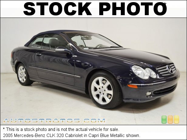 Stock photo for this 2005 Mercedes-Benz CLK 320 Cabriolet 3.2L SOHC 18V V6 5 Speed Automatic