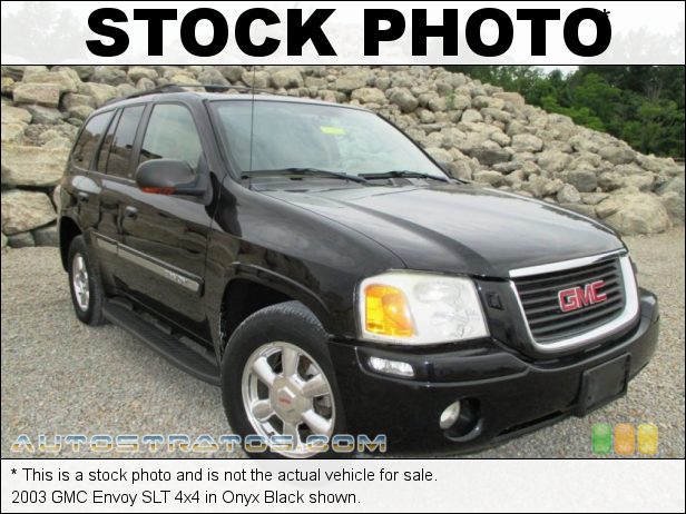 Stock photo for this 2003 GMC Envoy 4x4 4.2 Liter DOHC 24-Valve Inline 6 Cylinder 4 Speed Automatic