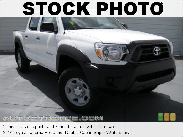 Stock photo for this 2014 Toyota Tacoma Prerunner Double Cab 2.7 Liter DOHC 16-Valve VVT-i 4 Cylinder 4 Speed ECT-i Automatic