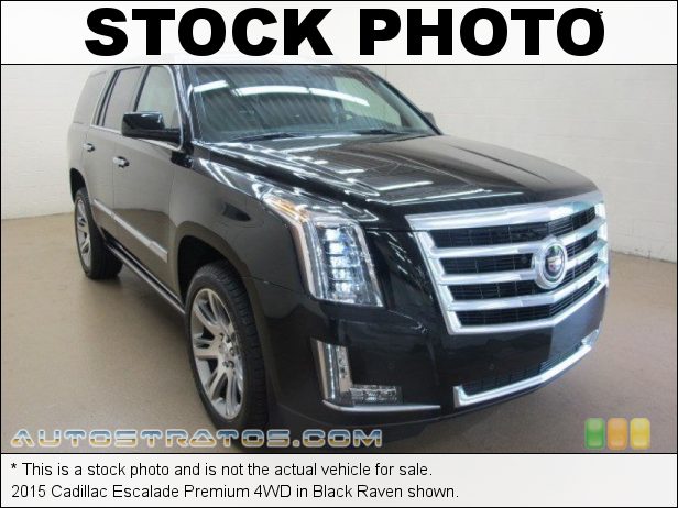 Stock photo for this 2015 Cadillac Escalade Premium 4WD 6.2 Liter DI OHV 16-Valve VVT V8 6 Speed Automatic