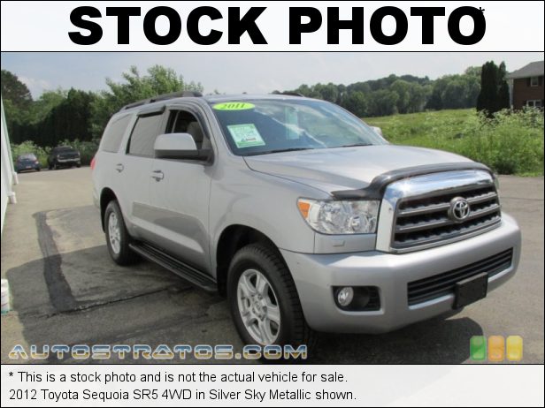 Stock photo for this 2013 Toyota Sequoia SR5 4WD 5.7 Liter i-Force DOHC 32-Valve VVT-i V8 6 Speed ECT-i Automatic