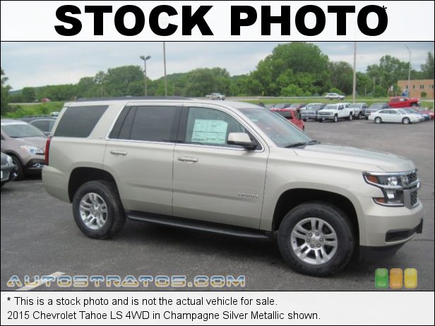 Stock photo for this 2015 Chevrolet Tahoe LS 4WD 5.3 Liter DI OHV 16-Valve VVT Flex-Fuel Ecotec V8 6 Speed Automatic