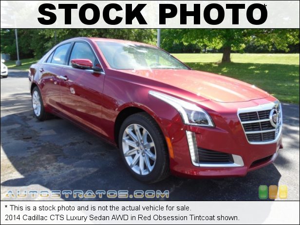 Stock photo for this 2014 Cadillac CTS Luxury Sedan AWD 2.0 Liter DI Turbocharged DOHC 16-Valve VVT 4 Cylinder 6 Speed Automatic