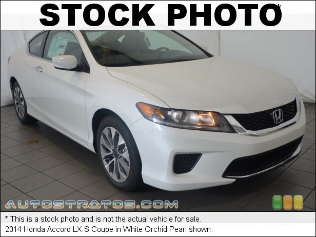 Stock photo for this 2014 Honda Accord LX-S Coupe 2.4 Liter Earth Dreams DI DOHC 16-Valve i-VTEC 4 Cylinder CVT Automatic