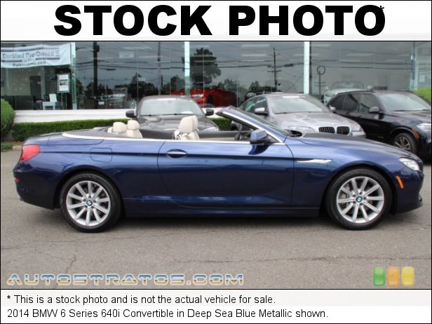 Stock photo for this 2014 BMW 6 Series 640i Convertible 3.0 Liter DI TwinPower Turbocharged DOHC 24-Valve VVT Inline 6 C 8 Speed Sport Automatic