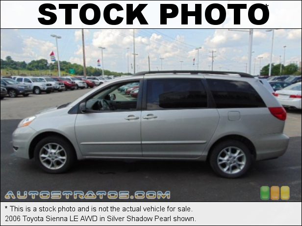 Stock photo for this 2006 Toyota Sienna LE AWD 3.3L DOHC 24V VVT-i V6 5 Speed Automatic