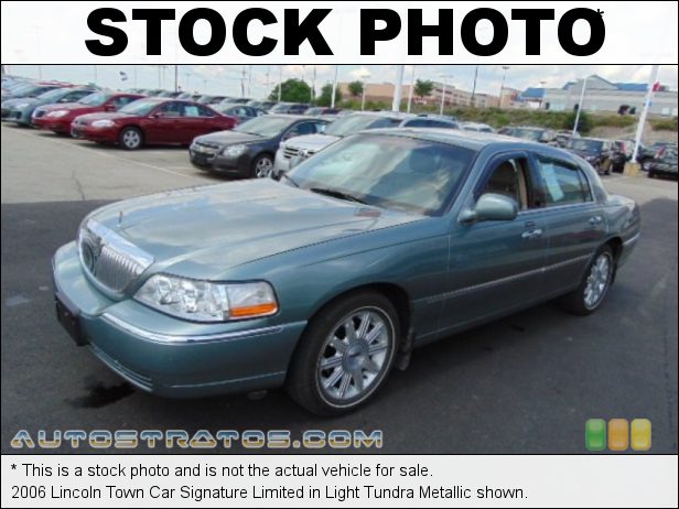 Stock photo for this 2006 Lincoln Town Car Signature Limited 4.6 Liter SOHC 16-Valve V8 4 Speed Automatic