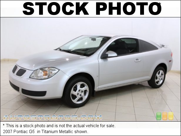 Stock photo for this 2007 Pontiac G5  2.2 Liter DOHC 16-Valve 4 Cylinder 5 Speed Manual