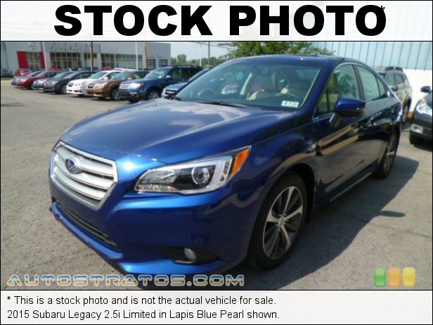 Stock photo for this 2015 Subaru Legacy 2.5i Limited 2.5 Liter DOHC 16-Valve VVT Flat 4 Cylinder Lineartronic CVT Automatic
