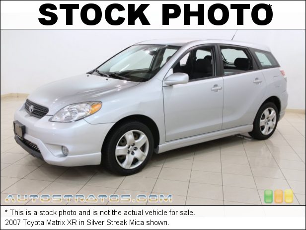 Stock photo for this 2007 Toyota Matrix XR 1.8L DOHC 16V VVT-i 4 Cylinder 4 Speed Automatic