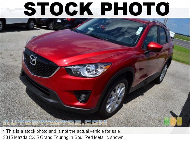 Stock photo for this 2015 Mazda CX-5 Grand Touring 2.5 Liter SKYACTIV-G DI DOHC 16-Valve VVT 4 Cylinder 6 Speed Sport Automatic