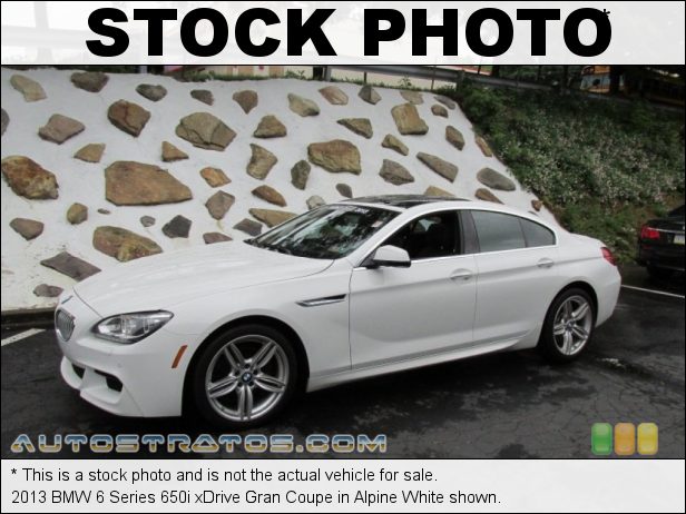 Stock photo for this 2013 BMW 6 Series 650i Gran Coupe 4.4 Liter DI TwinPower Turbocharged DOHC 32-Valve VVT V8 8 Speed Sport Automatic