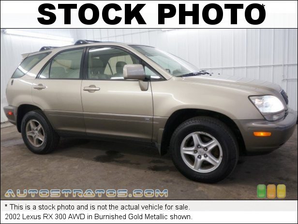 Stock photo for this 2002 Lexus RX 300 AWD 3.0 Liter DOHC 24-Valve VVT-i V6 4 Speed Automatic