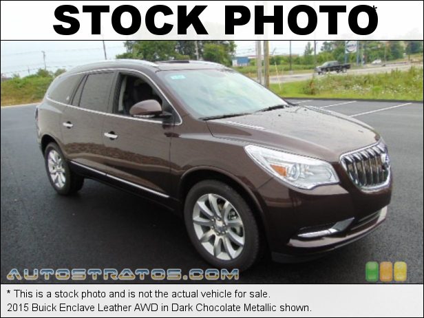 Stock photo for this 2015 Buick Enclave Leather AWD 3.6 Liter DI DOHC 24-Valve VVT V6 6 Speed Automatic
