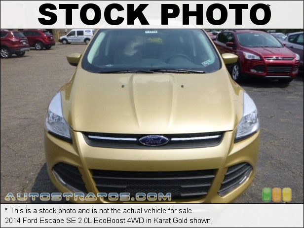 Stock photo for this 2014 Ford Escape SE 2.0L EcoBoost 4WD 2.0 Liter GTDI Turbocharged DOHC 16-Valve Ti-VCT EcoBoost 4 Cyli 6 Speed SelectShift Automatic