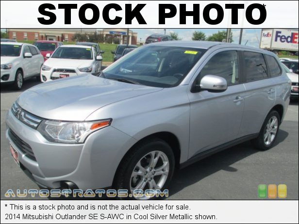 Stock photo for this 2014 Mitsubishi Outlander SE S-AWC 2.4 Liter SOHC 16-Valve MIVEC 4 Cylinder CVT Automatic