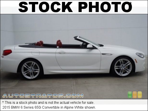 Stock photo for this 2015 BMW 6 Series 650i Convertible 4.4 Liter TwinPower Turbocharged DI DOHC 32-Valve VVT V8 8 Speed Sport Automatic
