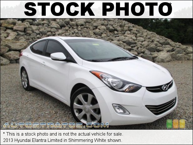 Stock photo for this 2013 Hyundai Elantra Limited 1.8 Liter DOHC 16-Valve D-CVVT 4 Cylinder 6 Speed Shiftronic Automatic