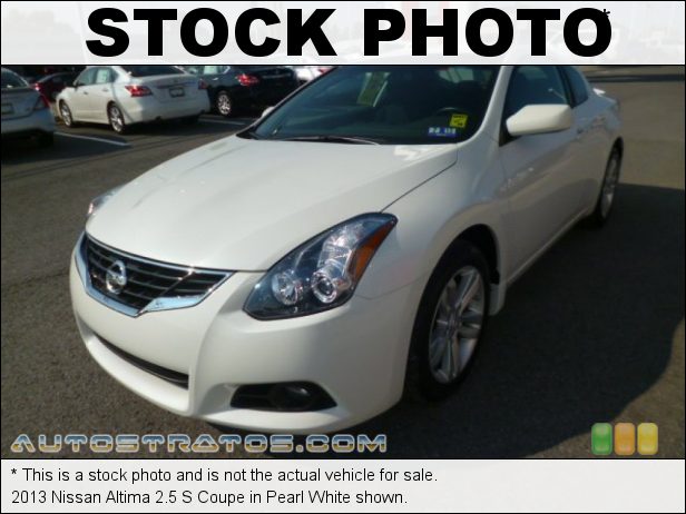 Stock photo for this 2013 Nissan Altima 2.5 S Coupe 2.5 Liter DOHC 16-Valve VVT 4 Cylinder Xtronic CVT Automatic