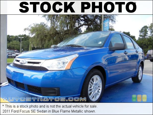 Stock photo for this 2011 Ford Focus SE Sedan 2.0 Liter DOHC 16-Valve Duratec 20 4 Cylinder 5 Speed Manual