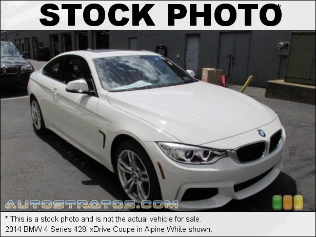 Stock photo for this 2014 BMW 4 Series 428i xDrive Coupe 2.0 Liter DI TwinPower Turbocharged DOHC 16-Valve VVT 4 Cylinder 8 Speed Sport Automatic